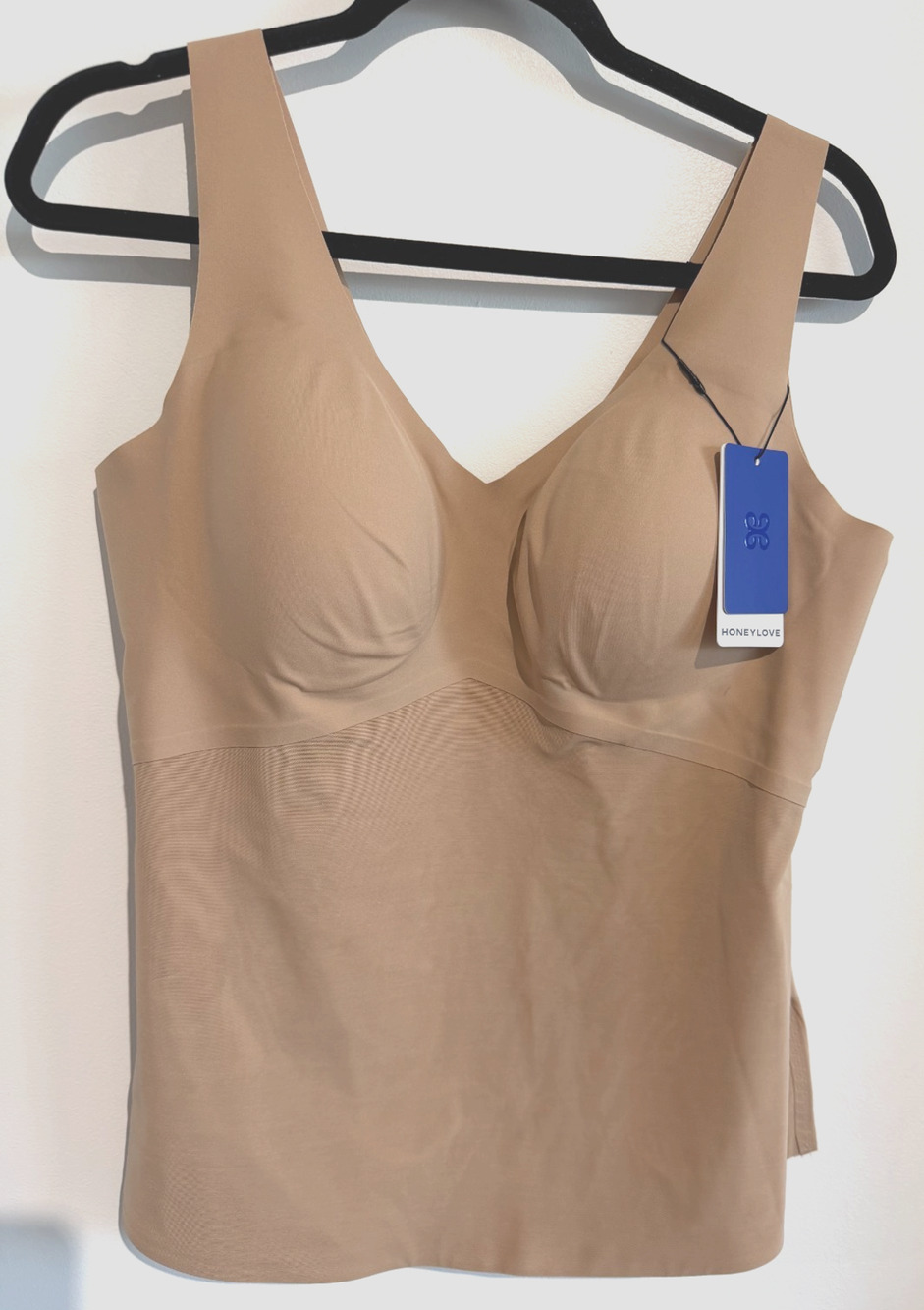 NWT Honeylove LiftWear with built in Bra Cami Shapewear Tank - Beige - 2X